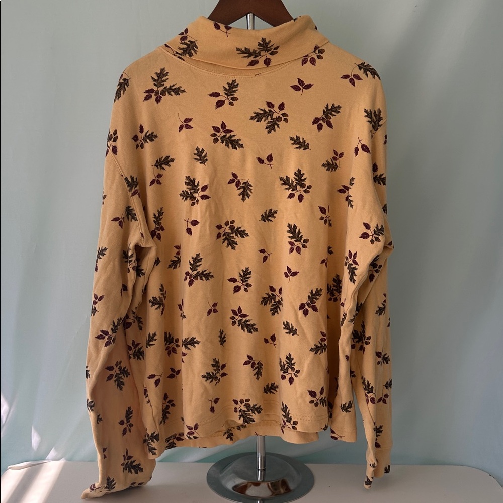 Grandma Core Vintage Long Sleeve Christmas Turtle Neck Sweater